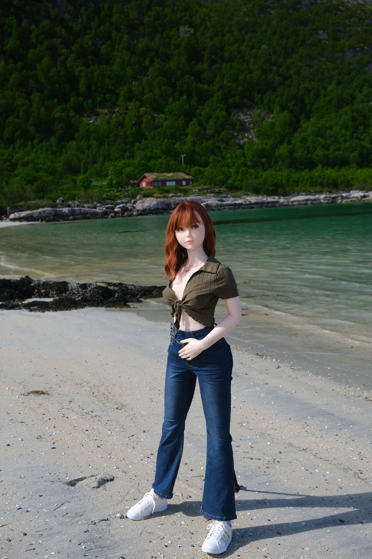 Mariko – am Strand